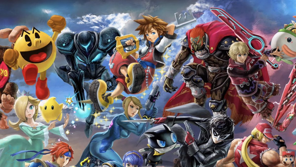 getFANDOM's tweet photo. Sora finally completes the #SuperSmashBrosUltimate mural 🥲 @getfandomgaming https://t.co/qqWncMyRcA