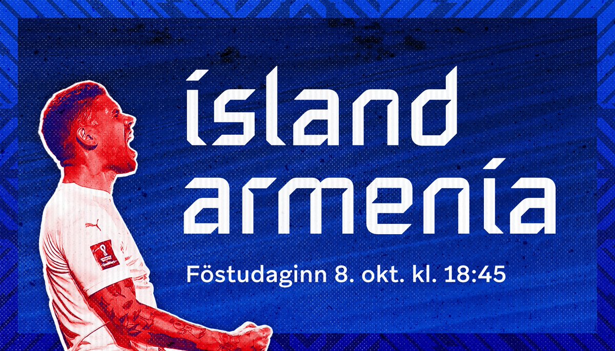footballiceland's tweet photo. Miðasala á leik Íslands og Armeníu er á @TixMidasala 

https://t.co/xlVKutceq7

Leikurinn fer fram á Laugardalsvelli föstudaginn 8. október og hefst hann kl. 18:45.

Allir á völlinn!

#fyririsland https://t.co/qmyk5fgpLm