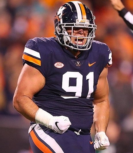 NCAAFNation247's tweet photo. Week 5 Performance

DE Mandy Alonso - UVA

• 5 Tackles 
• 3 Tackles for Loss 
• 2 Sacks
• 1 Safety https://t.co/4IJhLmUs81