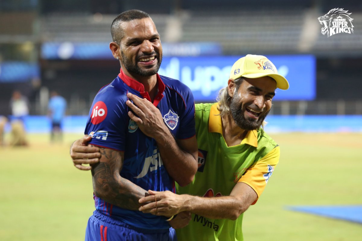 ChennaiIPL's tweet photo. Parashakthi of Happiness!😀

#DCvCSK #WhistlePodu #Yellove 🦁💛 https://t.co/0o1zHUcteN