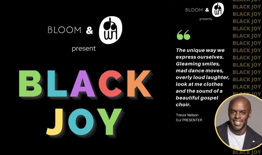 As our Black Joy campaign with <a href="/bloomuk/">Bloom</a> continues, we welcome the legend that is MBE <a href="/DJTrevorNelson/">Trevor Nelson</a>. Thank you for sharing what you love about your identity &amp; inviting us to celebrate alongside you! 
Bring more joy to your afternoon...bit.ly/3iBXgIf #BHM
