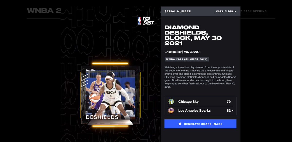 amchi1133's tweet photo. Get that ish outta here. Love this @diamonddoesit1 @chicagosky @nbatopshot @WNBA #Fandom moment. Decent serial too. #SkyTown #DaSky https://t.co/3KSbmqA5KF