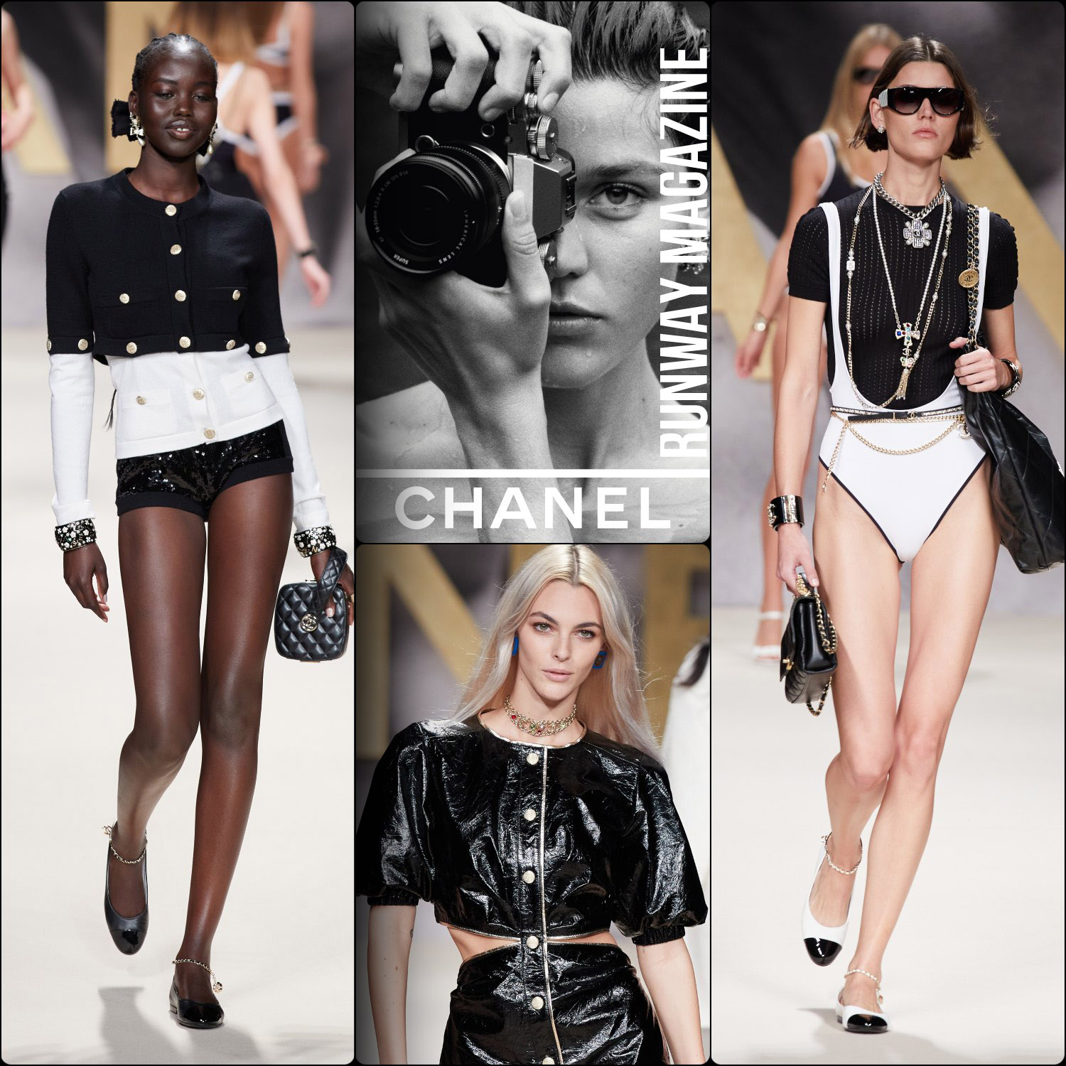RUNWAY MAGAZINE ® on X: Chanel Spring Summer 2022 Ready-to-Wear. We can  say that this collection is a tribute to Karl Lagerfeld, and specially the  looks he created between 1980s and 1990s.