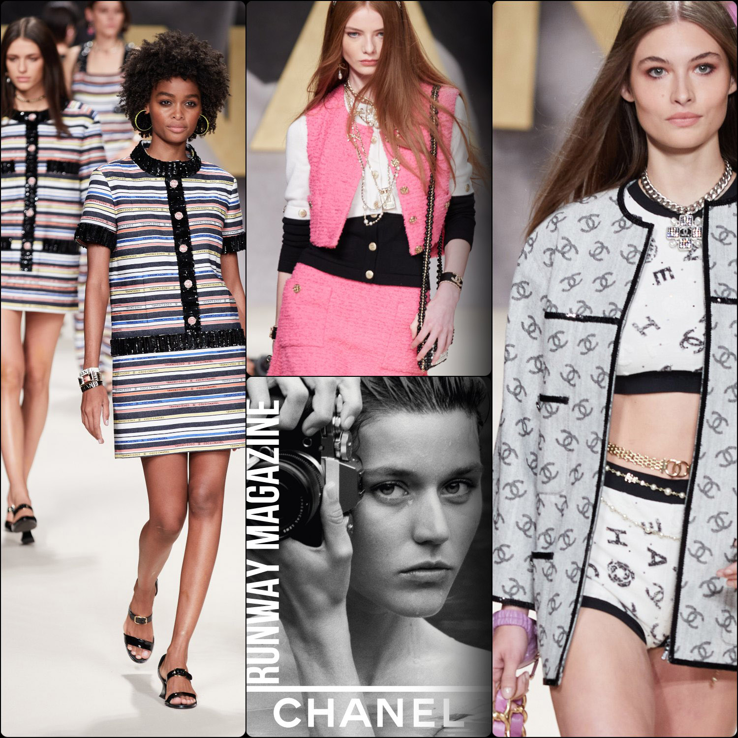RUNWAY MAGAZINE ® on X: Chanel Spring Summer 2022 Ready-to-Wear. We can  say that this collection is a tribute to Karl Lagerfeld, and specially the  looks he created between 1980s and 1990s.