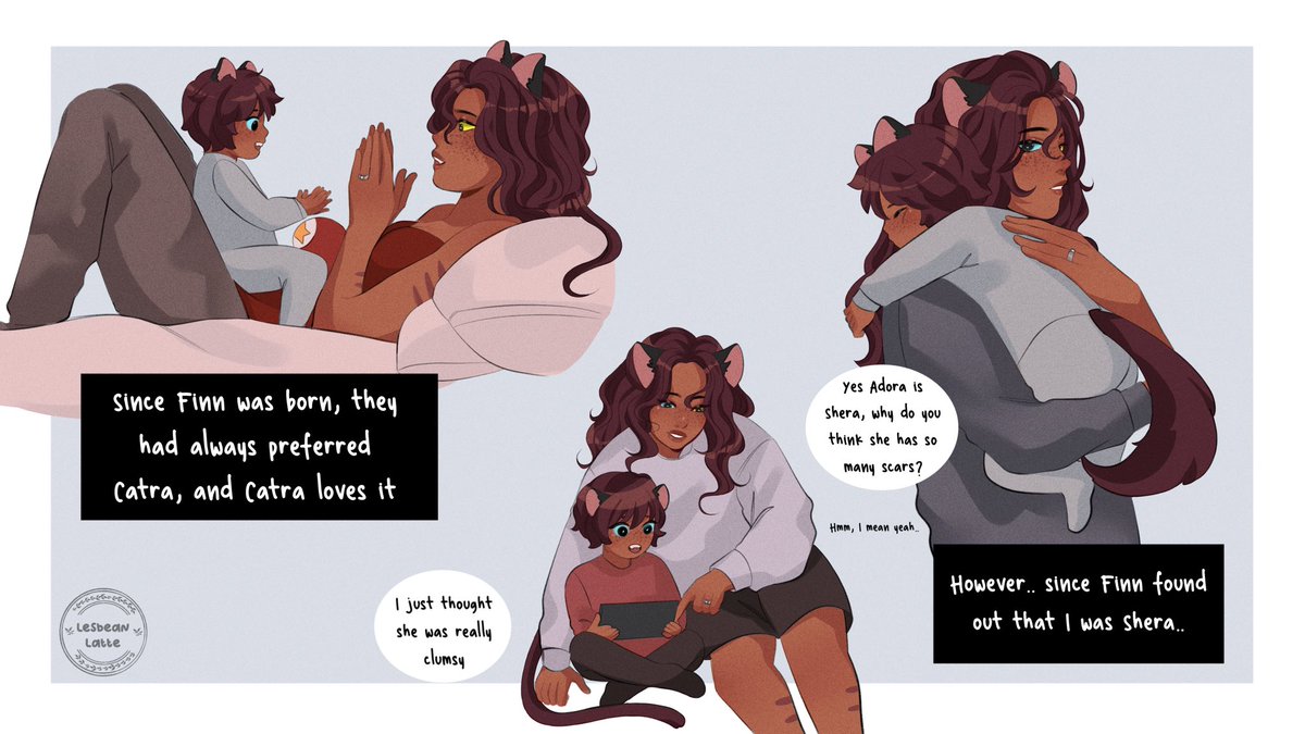 lesbeanlatte's tweet photo. Catra likes being first 🤭#catradora https://t.co/N0YxwLEJ2E