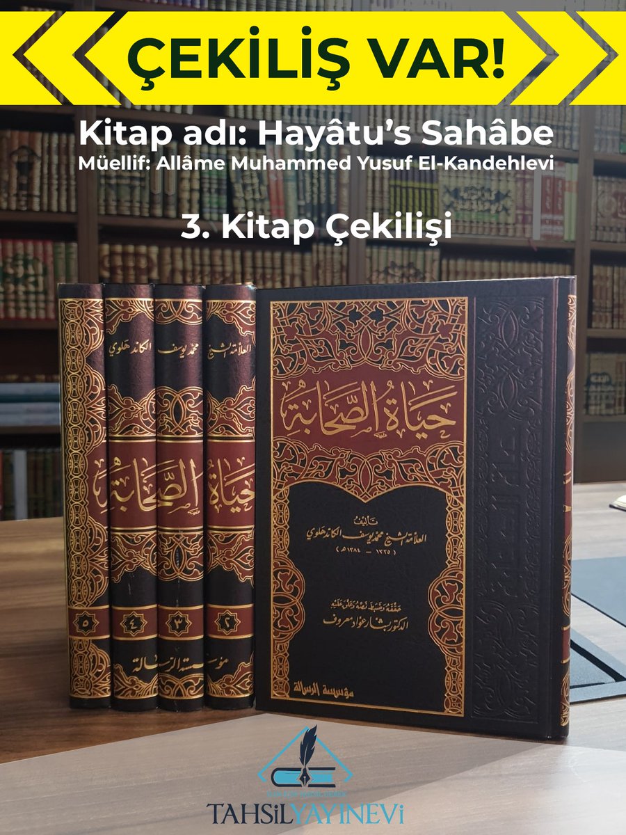 TahsilYay's tweet photo. 🛎Evet! Açılışa özel Kitap Çekilişi serimizin son bölümüne ulaştık 3/3🔔
Katılım şartları:
1. Sayfayı takip et
2. Gönderiyi beğen
3. Gönderiyi paylaş (retweet)
4. En az 3 kişiyi etiketle

Çekiliş 1 hafta sonra açıklanacak.📲🎁 https://t.co/Xiol1fyZTE