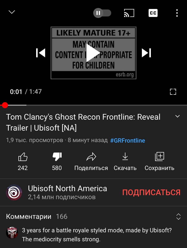 AWACS_Bandog's tweet photo. Mister Ubisoft ? Mister Clancy sends his dislikes.

#GhostRecon #ghostreconfrontlines https://t.co/HpN2VNZTq4