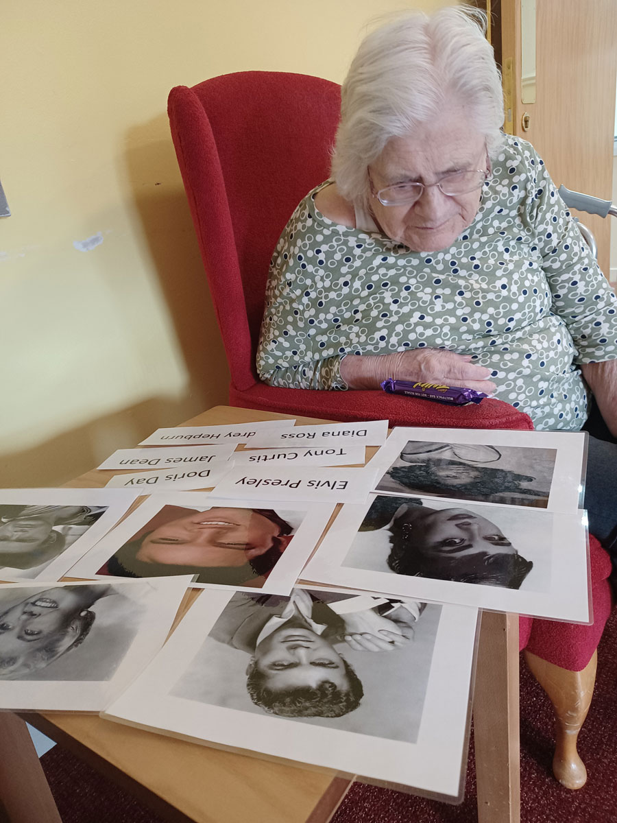 Silverline_Care's tweet photo. Here are our residents in #SpringhillCareHome enjoying a game of 'guess the movie star' where they had to match the famous name to the appropriate photo.
Such a fun and nostalgic activity and our residents did a great job. https://t.co/nVgJKkoCaQ