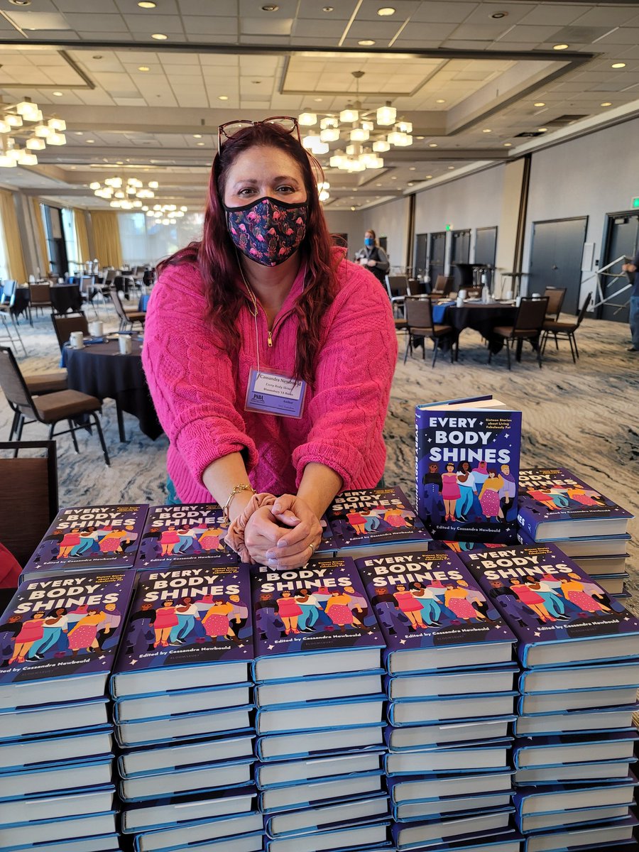 CassNwrites's tweet photo. Went to my first in person author event at #PNBA Signature Dish. Signed all these books and met all the awesome people they went to and got to be in a room with people who love stories!! It was magical. My heart is full. Can't wait to do it again. #EveryBodyShines https://t.co/zdjxKppM0R