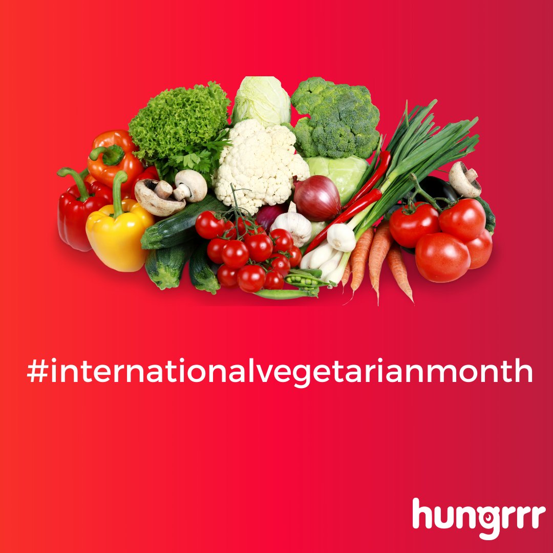 HungrrrFood's tweet photo. To celebrate #internationalvegetarianmonth, spread awareness of vegetarian dishes on your menu via push notifications with hungrrr.

https://t.co/DZ7iGbZORo https://t.co/yrdxSZX7Dn