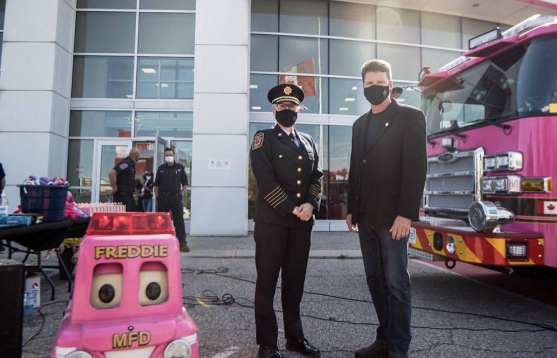The <a href="/MFFA_Benevolent/">MFFA Benevolent Fund</a>  #PinkTruckTour presented by Toyotoshi Group Canada is off and running!

Make sure you buy a shirt and support <a href="/THP_hospital/">Trillium Health Partners</a>'s Cancer program!

Order a shirt today &amp; check out the tour schedule to see the pink truck in person. 

giftsofhealing.ca/PinkTruck/