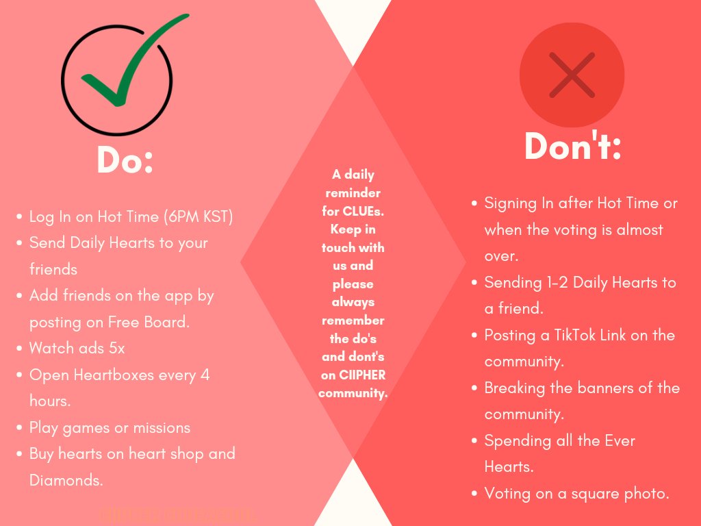 ciipher_aedol's tweet image. CLUEs! While waiting for CIIPHER to be added on the rankings, why don't we start doing these just incase they'll be added on the rankings soon? 🤗

@RAIN_Ciipher  #CIIPHER