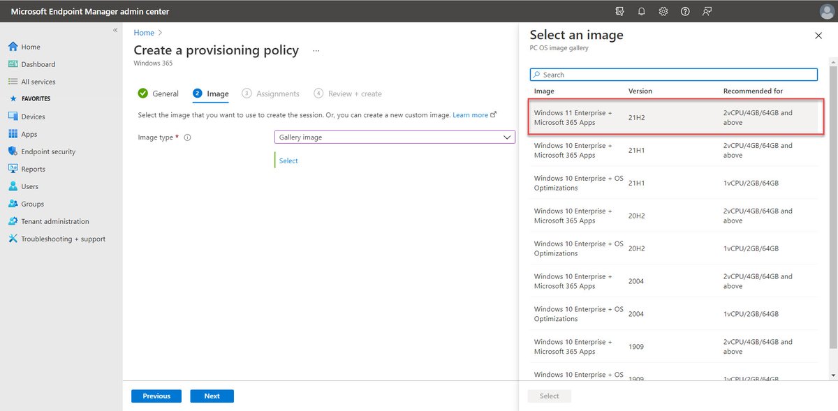 Great news! As promised yesterday, #Windows11 is now #available in #Windows365 Enterprise as a provisioning policy - #image to select w/ support for TPM, UEFI, and more. Thanks to the whole team involved. Go check the blog for more information >> techcommunity.microsoft.com/t5/windows-it-…