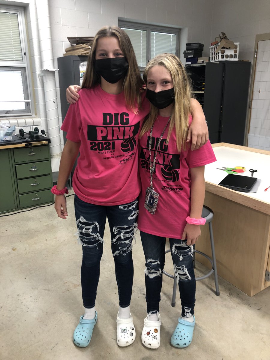 Twin day here at the middle school! #wyasd #wyproud