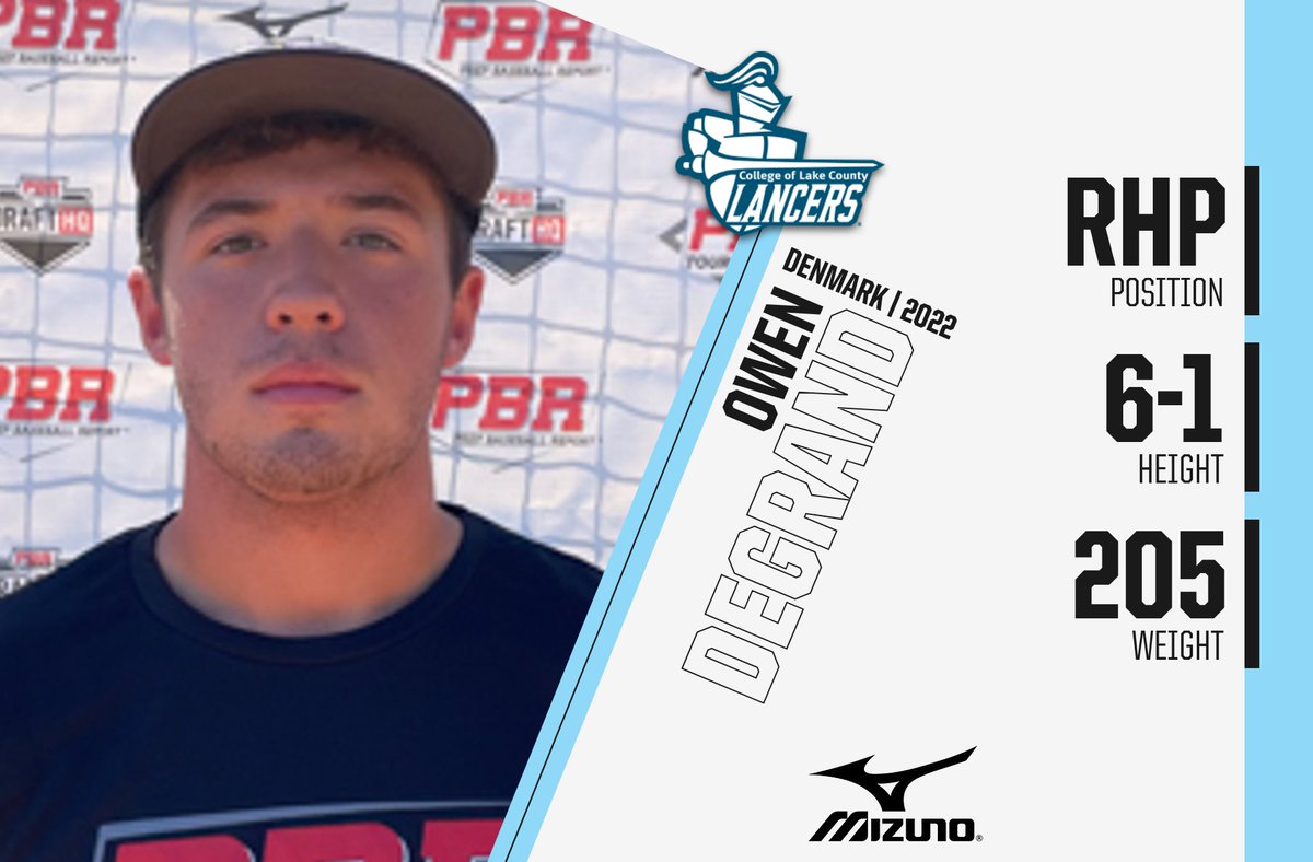 PrepBaseballWI's tweet photo. RHP Owen DeGrand (Denmark, 2022) commits to College of Lake County. 

👤PROFILE: https://t.co/cF0eRsupfx https://t.co/5GcoIFxI6W
