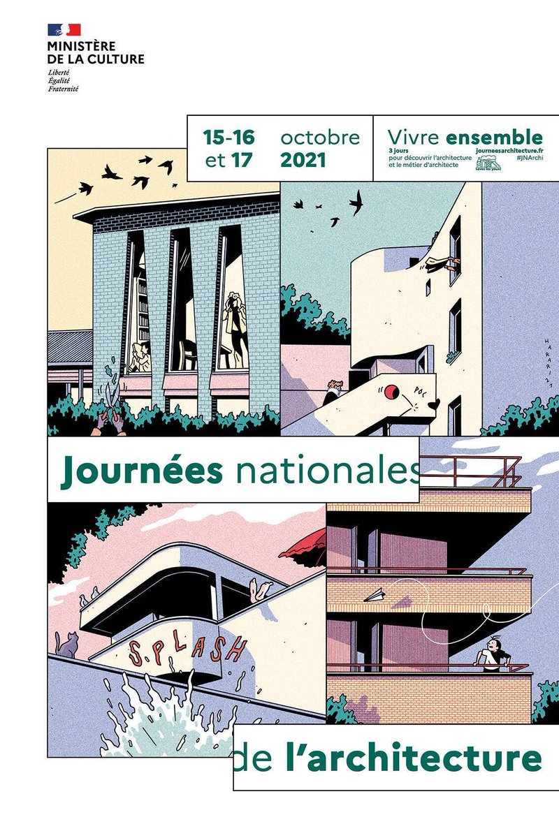 MA_IDF's tweet image. #SAVETHEDATE @MA_IDF 
Les #Journées #nationales de l’#architecture sont de retour du 15 au 17 octobre, pour une 6e édition placée sous le signe du #Vivreensemble
Découvrez notre programmation par ici : maisonarchitecture-idf.org
@MinistereCC @architectes_idf @JNArchi