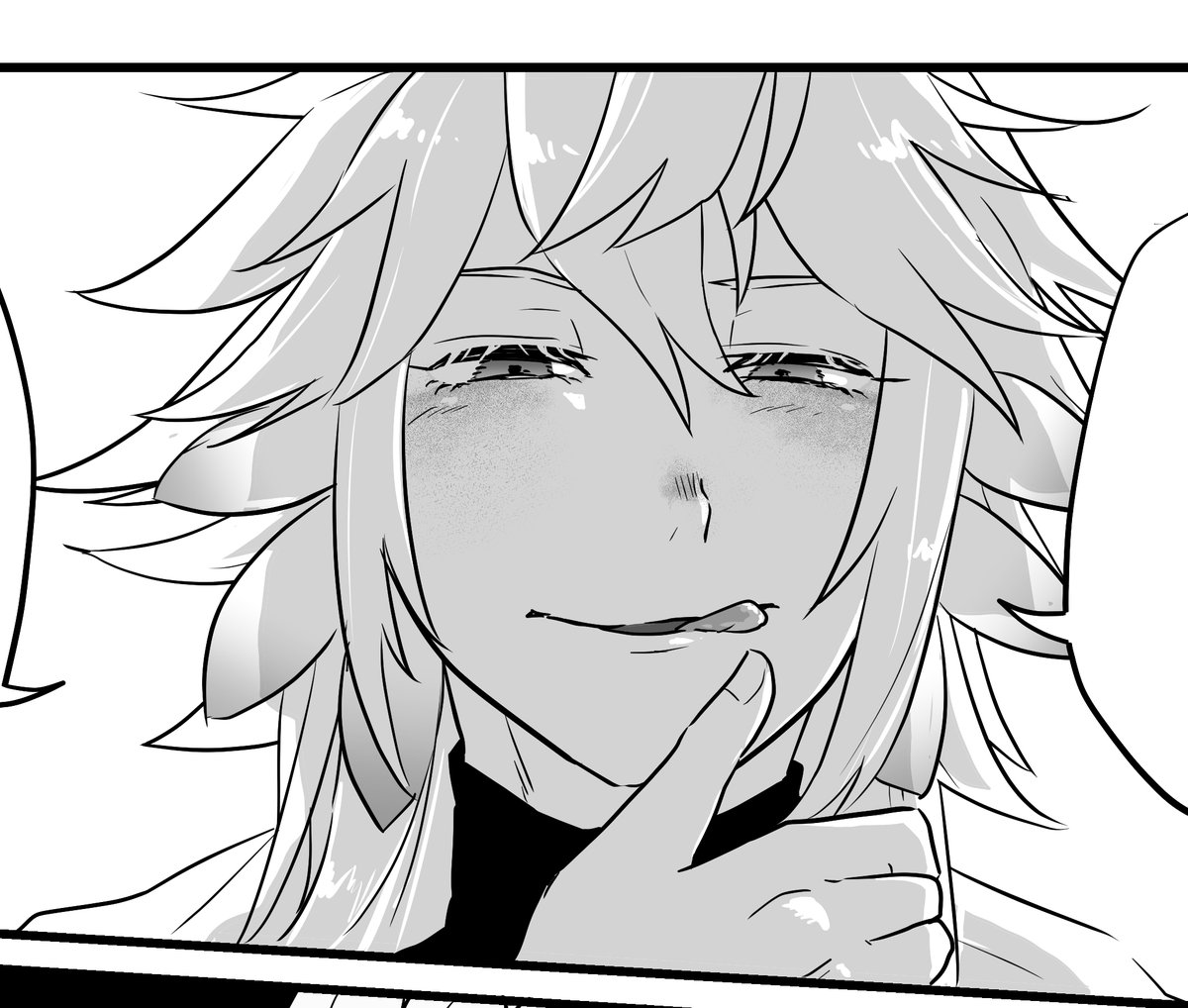 描き下ろし漫画のいやらしい顔してるマーリン 