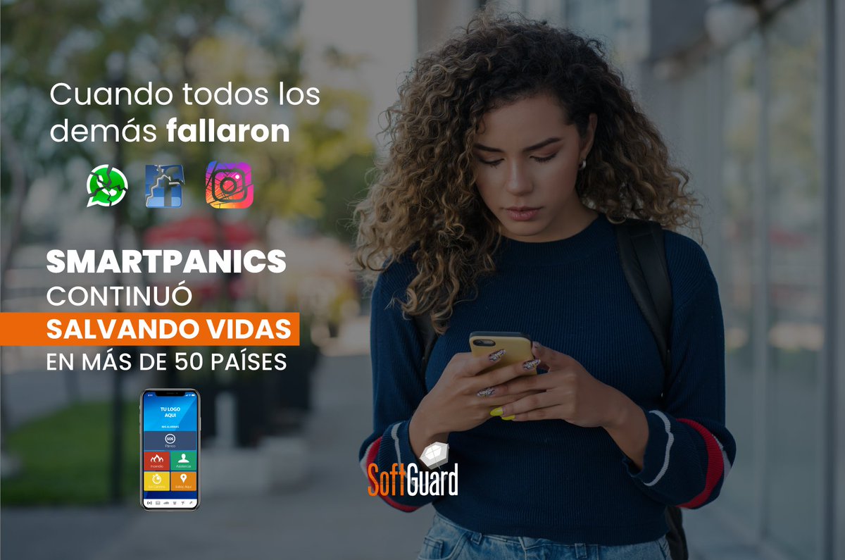 SoftguardLatam's tweet photo. Las #RedesSociales y plataformas de mensajería no se crearon para gestionar emergencias ni la seguridad de la población.
Para eso es necesario servicios que estén pensados y exclusivamente para dar la respuesta que estos problemas ameritan.
Para eso creamos #SMARTPANICS https://t.co/nmQNoEOX03
