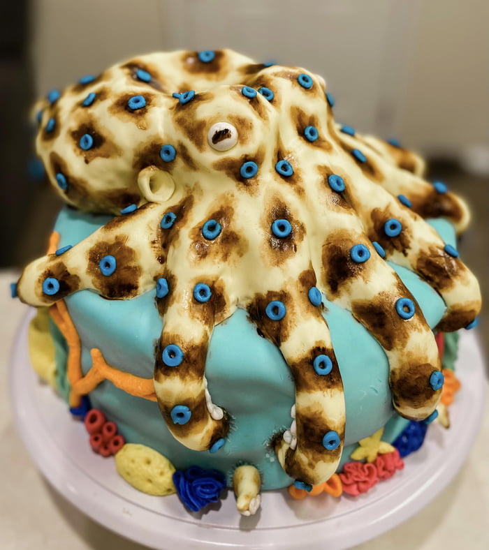 brandiwein1982's tweet photo. #BondCake🧁
#Octocake
🐙🐙🐙🐙🐙 https://t.co/hSMCQaloql