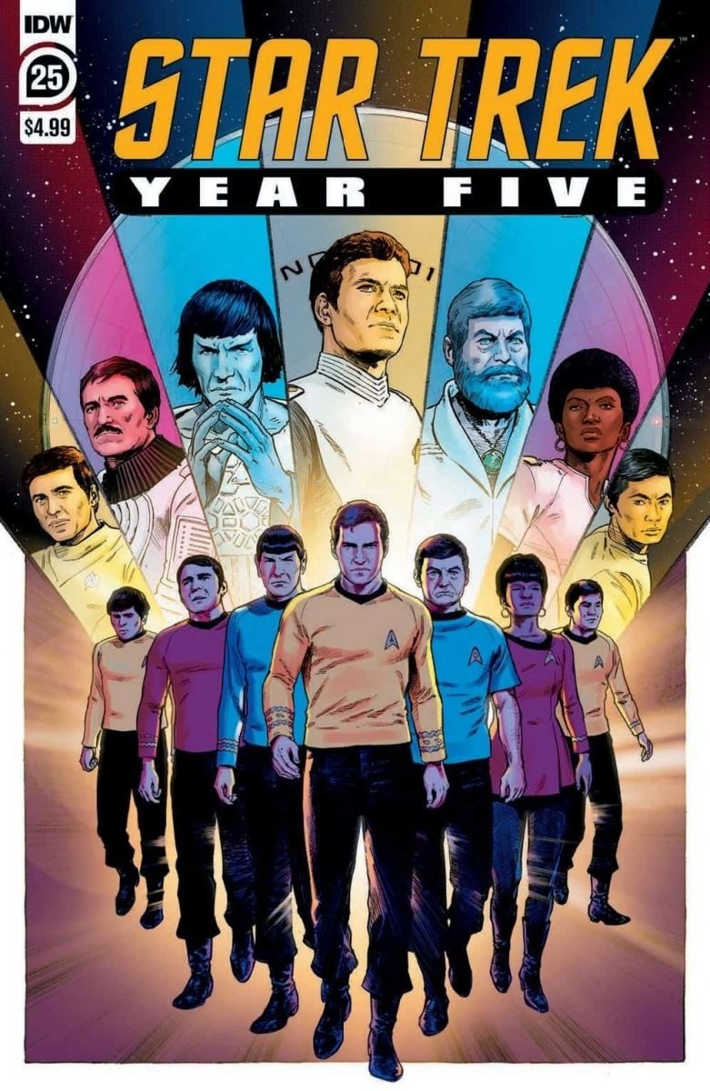 Goodbye Star Trek Year Five... Hello STAR TREK: THE MOTION PICTURE! The team that bought the 24 issue Year Five series to life bids the TOS crew a fond farewell in the well written, beautifully drawn epilogue issue 25. In stores tomorrow 10/6 #StarTrek #comics