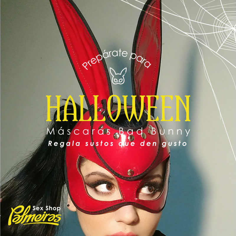 MotelPalmeiras's tweet photo. 🕸¡Prepárate para Halloween! 🕸Desata tus fantasías más oscuras con las máscaras BAD BUNNY 🐰 de nuestra #sexshop Palmeiras.
😈 ¿Quieres? ¡Escríbenos!
📱3154900004
Visítanos y conoce más👇
https://t.co/We1yPTXA1j
#Disfrazate #disfrazsexy #sexocasual #bdsmplay #bdsmdom #motel https://t.co/jRovmxAvUI