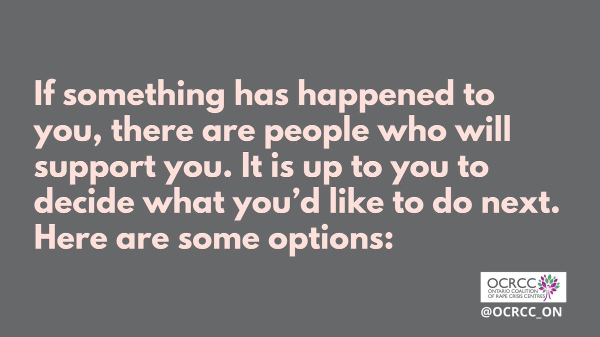 OCRCC_ON's tweet photo. Something happened to me. What should I do? Learn more at https://t.co/zCxDBuQKPB

#community #OCRCC #SupportSurvivors #SurvivorsFirst #GBV  #TraumaInformed https://t.co/W122aQfXTh