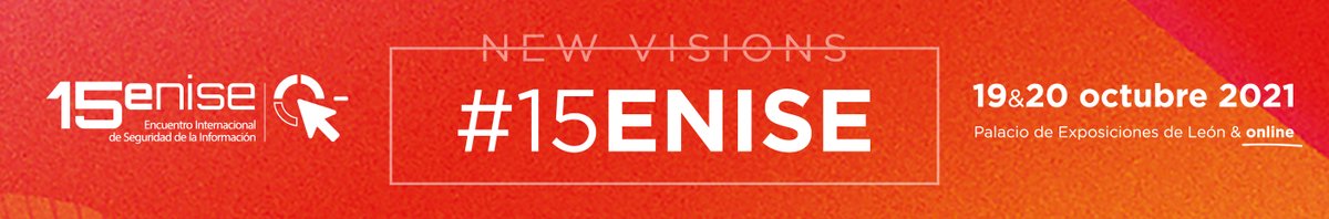 SMARTFENSE's tweet image. ¡Llega el #15ENISE! Los días 19 y 20 de octubre, en el Palacio de Exposiciones de #Leon y online. 
¡Nos vemos en nuestro stand! 

Más info: incibe.es/enise/programa

#ciberseguridad #infosec #cybersec #España @INCIBE