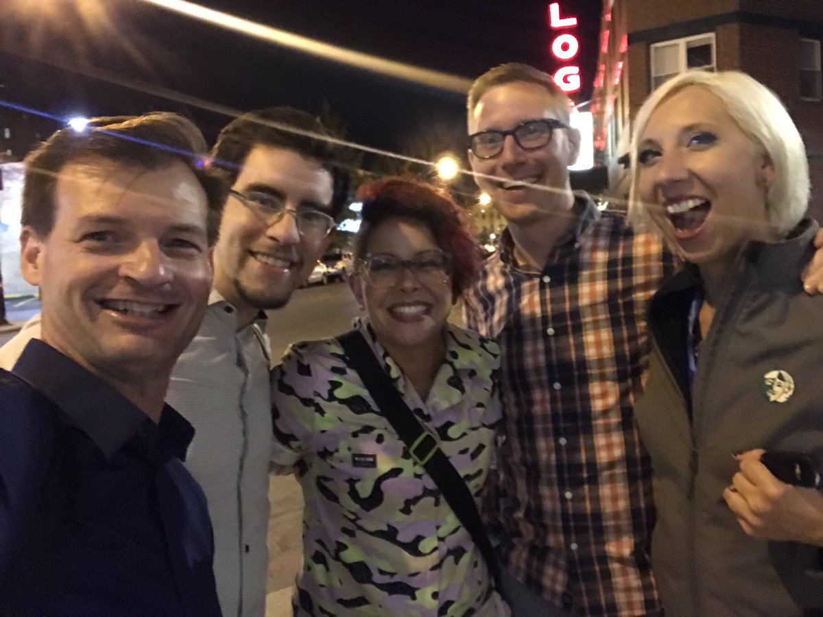 The energy of this group could power the entire city of Chicago. 
From a couple days ago - celebrating our performance on the <a href="/EarTaxiFestival/">Ear Taxi Festival</a>. With the amazing <a href="/MDelfinMusic/">Michael Delfin</a> <a href="/sopranozelasko/">Jocelyn Zelasko</a> @AlanTheisen <a href="/mezzoihnen/">Megan Ihnen, Mezzo-Soprano</a> 

#newmusic