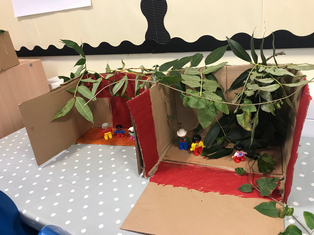 Today in RE we made our own Sukkah to commemorate the temporary shelters the Israelites lived in wandering in the desert.<a href="/SummerswoodPS/">Summerswood School</a> <a href="/MrsParaskevaSPS/">Mrs Paraskeva</a>