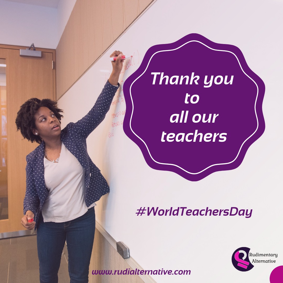 RudiAlternative's tweet photo. 📣 S/O to all the tutors, mentors, &amp; business-coaches that take the time to work with startups across africa  #entrepreneurshipeducation ✍️ ..we celebrate with you today 🤹‍♀️

#WorldTeachersDay #tuesdaythoughts #mentors #teachers #entrepreneurship #startuplife https://t.co/b3ANhuSe1v