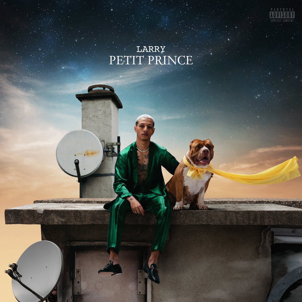 🚨 LARRY annonce la sortie de son album « PETIT PRINCE » 👑 

Avec :
▫️HAMZA
▫️MAES
▫️LETO

📆 Prochainement !

COVER :