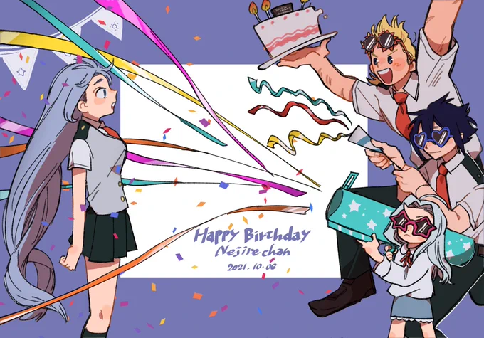 #波動ねじれ誕生祭2021
 #波動ねじれ生誕祭2021

ねじれちゃんお誕生日おめでとう!!
ずっとずっと大好きだよ〜!🌀💙🧚‍♂️ 