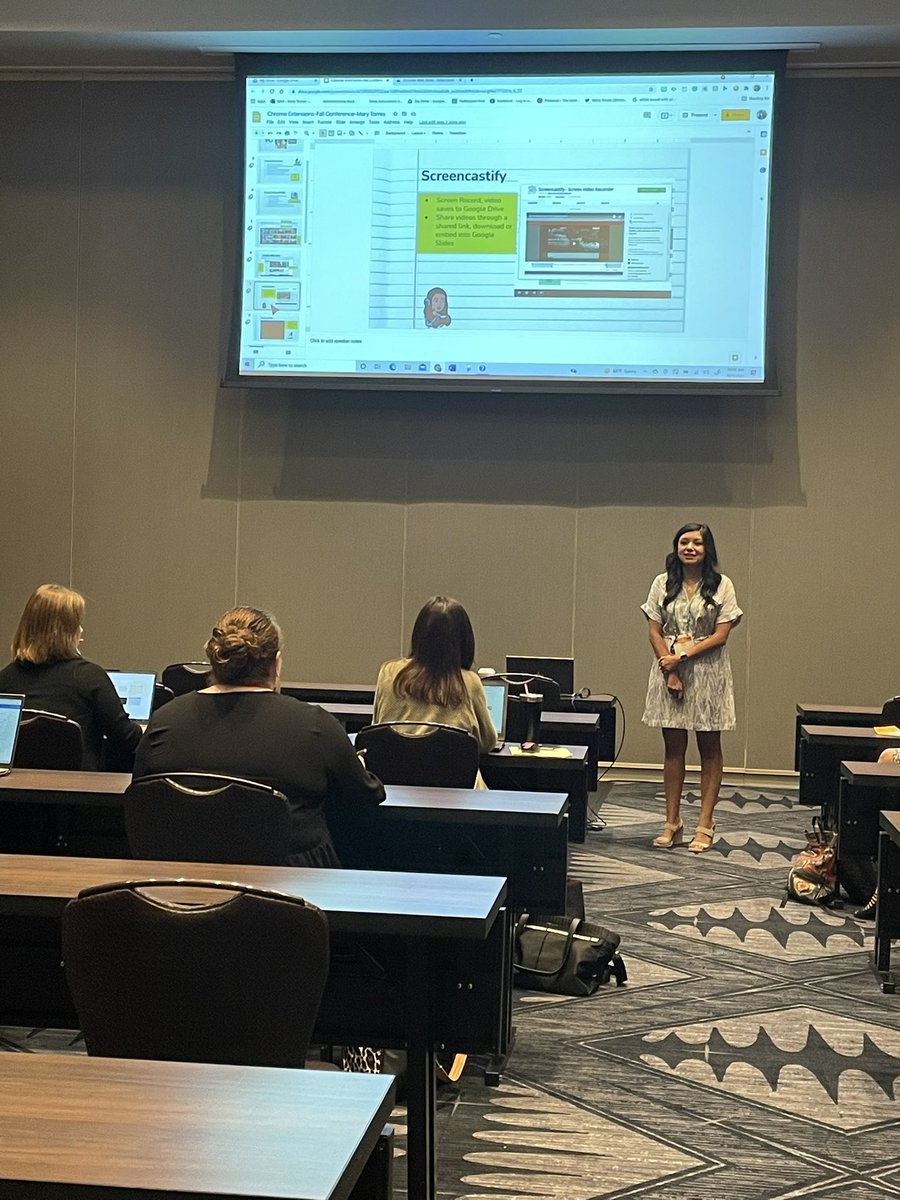 TASPA3's tweet photo. Learning all about Google extensions!#TASPAFall21 @TASPA3 @mtorres_taspa https://t.co/MwTFqxW5By