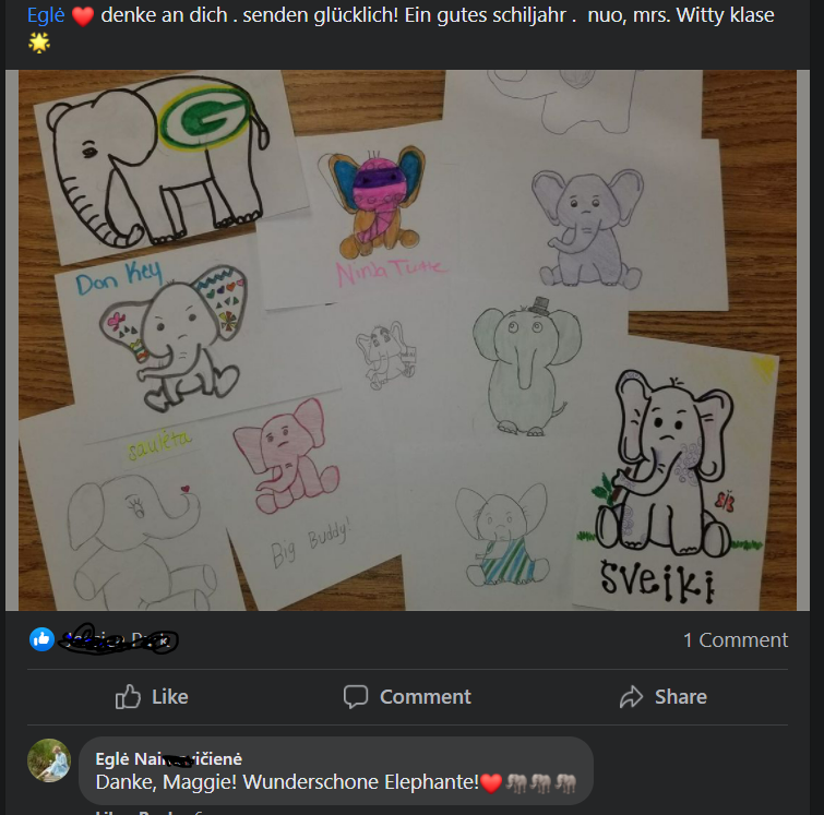 mrs. witty (@ops_wittymeghan) on Twitter photo Listen - it's a small world <3 Let's celebrate it!
Our #FreshmenAcademy took a minute to say "Sveiki" to another class in Lithuania - Omaha's #SisterCity is Siauliai --- #OPSProud and #BuildingBridges from <a href="/OPS_NorthHigh/">North High School</a> Listen - it's a small world <3 Let's celebrate it!
Our #FreshmenAcademy took a minute to say "Sveiki" to another class in Lithuania - Omaha's #SisterCity is Siauliai --- #OPSProud and #BuildingBridges from <a href="/OPS_NorthHigh/">North High School</a>