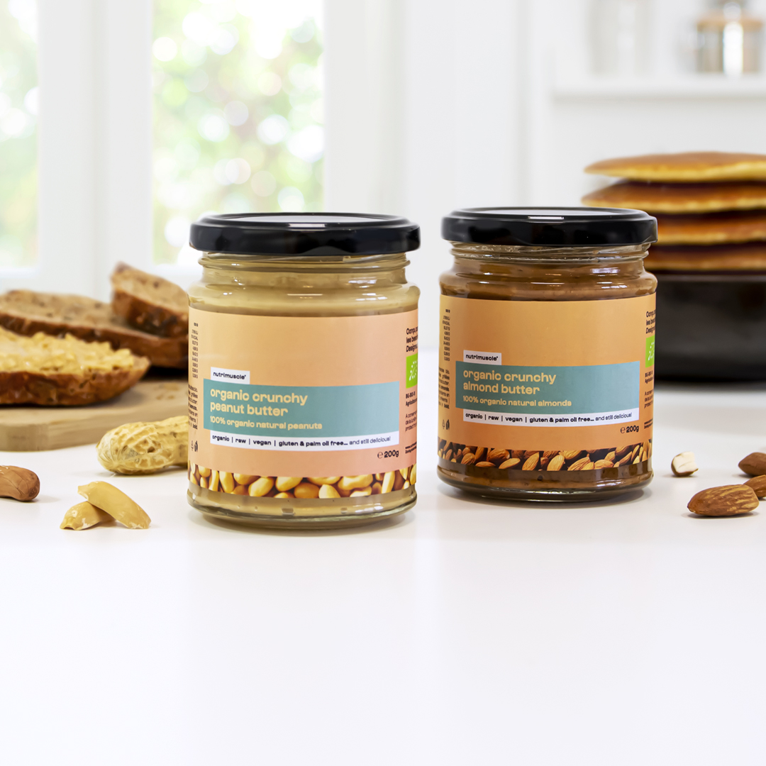 🥜Délicieux, naturels, 100% bio et sains. Découvrez nos beurres de cacahuètes et d'amandes !

- Sources de bons lipides
- Riches en fibres
- Texture fondante et croustillante, goût intense

Découvrez-les sur notre site !
bit.ly/3FjHnQx