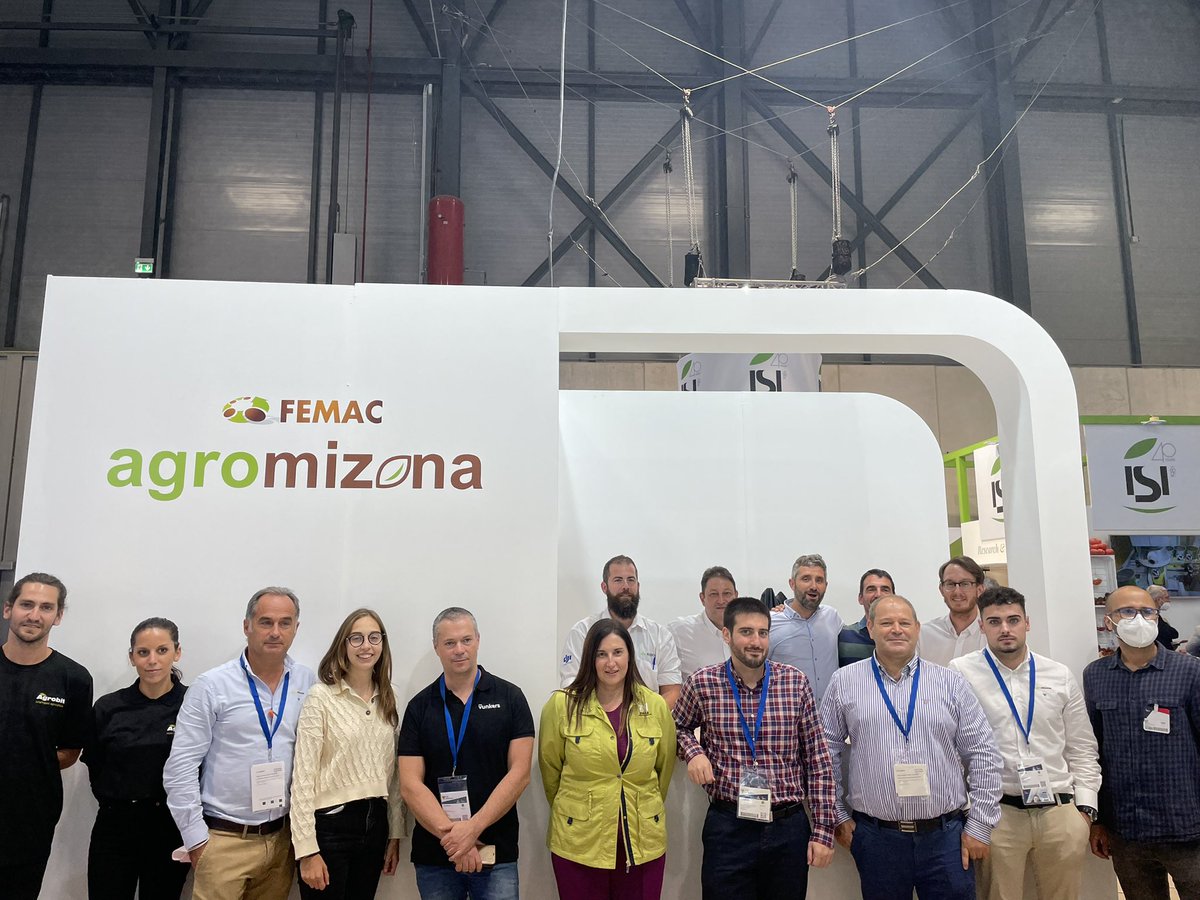 agromizona's tweet photo. @agromizona presente en @FruitAttraction con @dasaelfer @vunkersit @Biocontrol_Tech @agrawdata @AEROFORDRON @bitsasoluciones https://t.co/39Jyym4shW #fruiattraction  #agroinsumos @FEMAC_CAT https://t.co/xcE4SnllEX