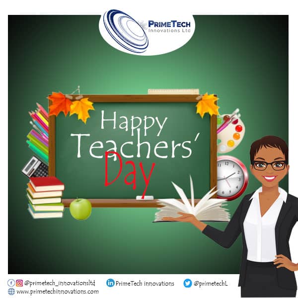 PrimetechL's tweet photo. We know the good work you put in us. We are today because of good teachers. 🎉
You are out heroes. 

Tag that teacher who made a difference.
#TeachersDay2021 #HappyTeachersDay2021 https://t.co/f4WF7aih4o