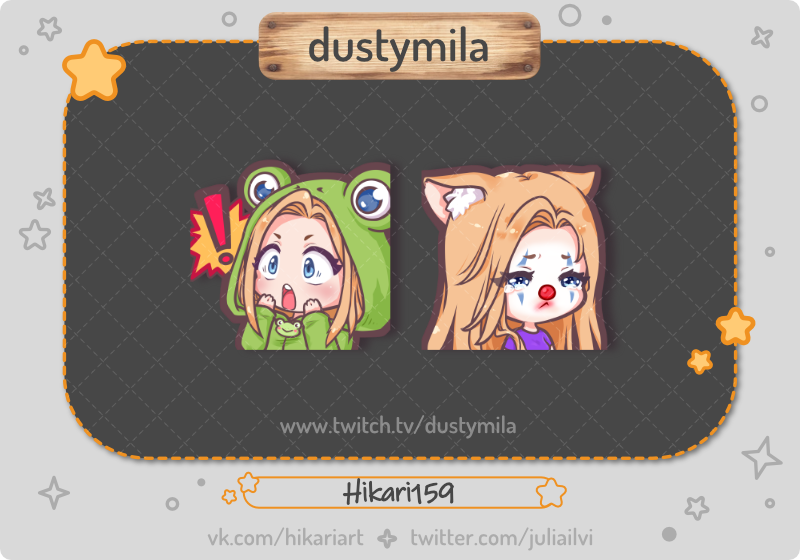juliailvi's tweet photo. Эмодзи для твич-канала Dustymila 😌

#emoji #twitch #Хикари #hikari159 #Hikari #Yumeno https://t.co/cBV8ydoCF4