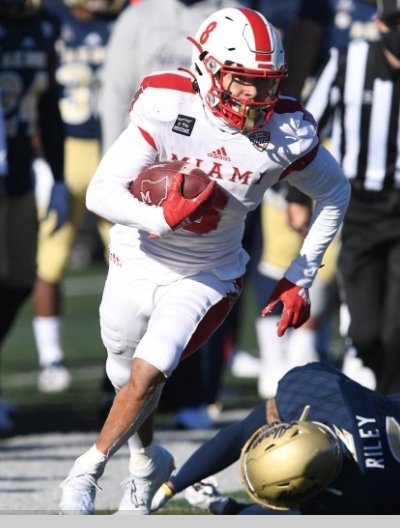 NCAAFNation247's tweet photo. Week 5 Performance 

WR Mac Hippenhammer - Miami (OH)

• 8 rec 170 yards
• 21.3 ypc https://t.co/gegOHto4Yw