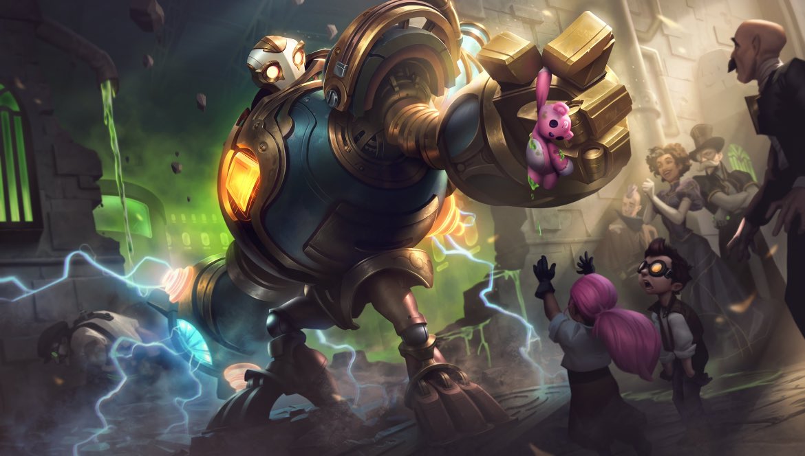 lollatam's tweet photo. Blitzcrank victorioso llegará en la versión 11.22 💥 https://t.co/B6dA2mFOO7