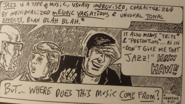 WeirdTracts's tweet photo. Détourned version of "Somebody Goofed" from the latest addition to the Chick tract parody page shows the battle between rock music & jazz. LINK in case you missed it https://t.co/VOT9euRMAh #blues #rhythym #kitsch #campy #situationist #situationism guy debord #BeBop #improvise https://t.co/1Iycn7sJHu