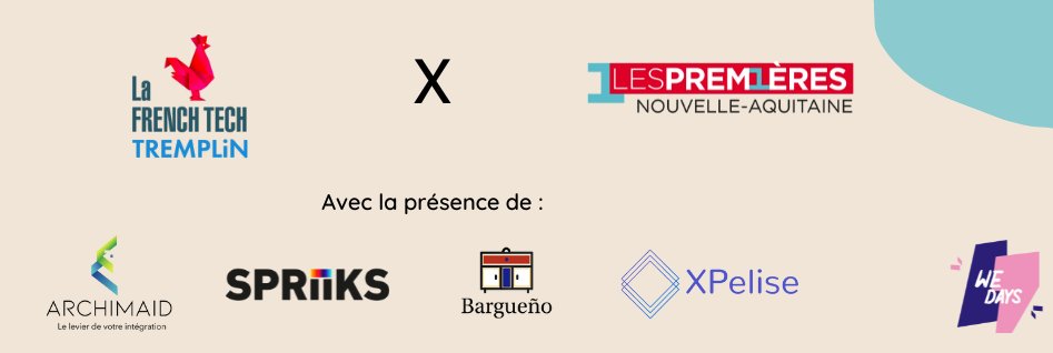 Ne manquez pas la rencontre avec les lauréates #FTTremplin ! 🤝

🎙️ Découvrez le témoignage de 4 entrepreneurEs 👩‍💼

✅ Armandine Nkondock, Archimaid
✅ Anna Currenti, Bargueno
✅ @aichagay, @Xpelise1
✅ Glwadys Le Moulnier, <a href="/GSpriiks/">Glwadys Le Moulnier</a>

📅8 oct
S'inscrire 👉 bit.ly/3FmXfBF