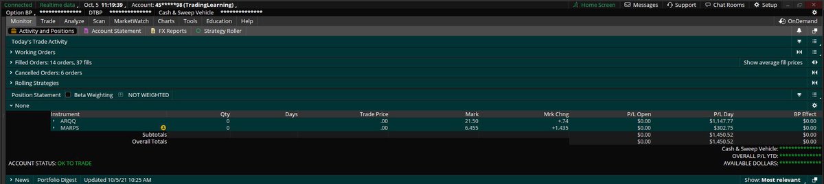 Davidnutt19's tweet photo. Itβs not work if you love what you do!!
SUBSCRIBE and LEARN this GAME
Sign up on the TradingLearning101 YouTube Channel (Link Below)
https://t.co/esocIG3kVp
#daytrade #daytrading #daytrader #wolfpack #stocks #finance #trading #tradinglearning101 #gamestop #amc #AMC #boss https://t.co/OFQQlsaI5j