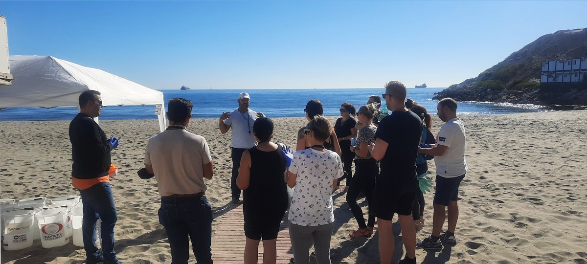 NautilusGib's tweet photo. 71st #GreatGibraltarBeachClean with Playtech at #EasternBeach

45kg of #plasticpollution was retrieved 

Do you also want to #ACT? Join us as we strive for a healthier, cleaner &amp; greener #Gibraltar Our ethos? Simple! #ActionChangesThings 

#gibraltar #marineconservation #CleanUp https://t.co/ZUIUZcwjwP