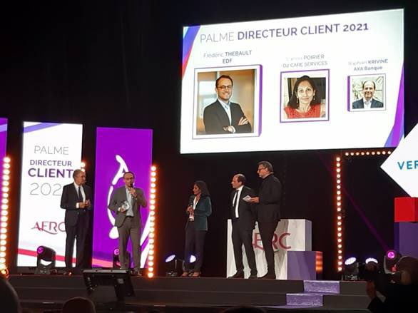 FrdricThebault's tweet photo. 🏆 Être élu Directeur Client de l’Année @afrc est une très grande fierté. Je dédie cette palme à toutes les équipes internes et externes de notre service client @EDFofficiel Bravo et merci à tous pour votre engagement #Authenticité #Proximité de la relation client 💯% en France￼ https://t.co/9obadeXv3j