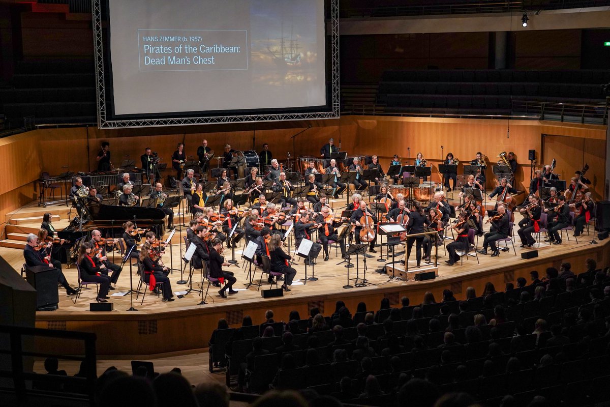 the_halle's tweet photo. From Gabrieli to Hans Zimmer, what a great joy performing to a live audience of GCSE and A-Level students today @BridgewaterHall #Setworks https://t.co/u9z0Sl9NpO