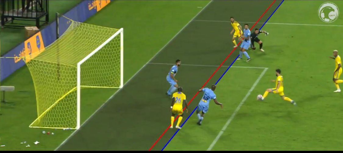 دائرة الحكام في الاتحاد السعودي لكرة القدم تعلن أن هدف #النصر في مرمى #الباطن غير صحيح وكان يجب إلغاؤه بسبب التسلل   

#النصر_الباطن 
#أكشن_مع_وليد
#MBCAction 
#شاهد