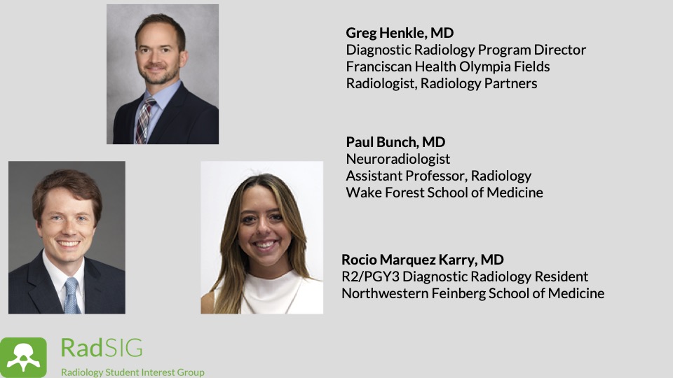 📢#RadiologySIG Intensive Event #2
Day in the Life of a Radiologist (multiple perspectives)
Thursday 10/7 at 6:00pm Central Time 
Registration required!
Live Q&amp;A!

#futureradres #radiology #Match2022 <a href="/Inside_TheMatch/">Inside The Match</a> <a href="/futureradres/">Future Radiology Residents</a>