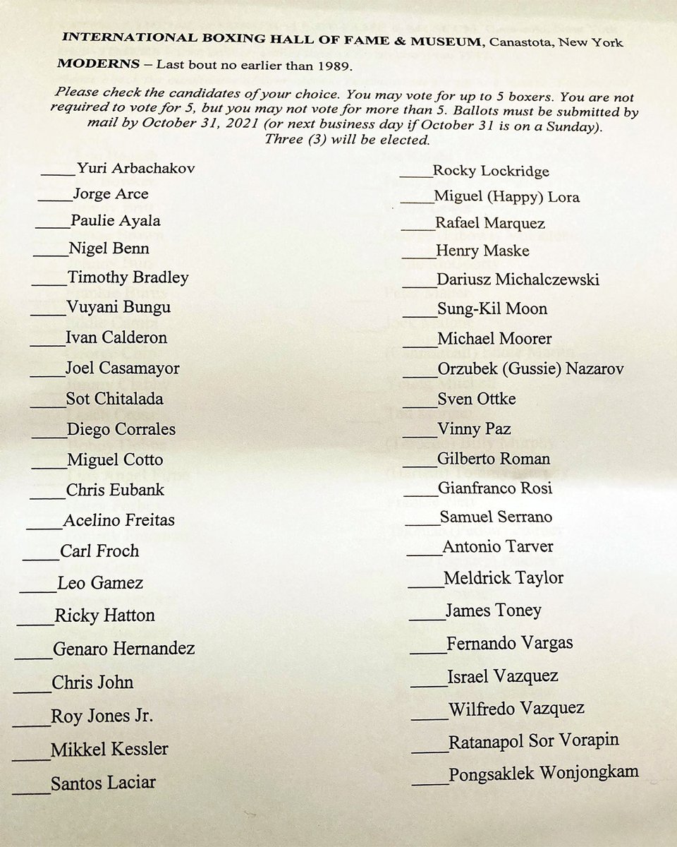 Dazn Boxing Who Gets Your Pick In The International Boxing Hall Of Fame Modern Category Via Boxingnewsed T Co Cabzl05kyf Twitter