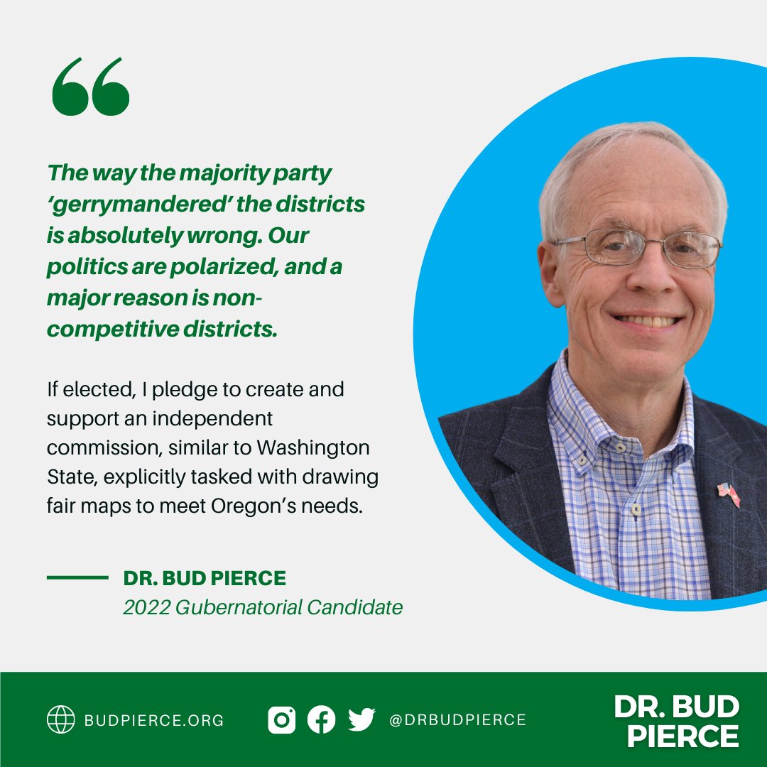 If our redistricting process here in Oregon remains in the hands of legislators, we will continue to end up with nonsensical maps. 

The process has been taken hostage by partisan opportunists who seek to game the system in their favor.
